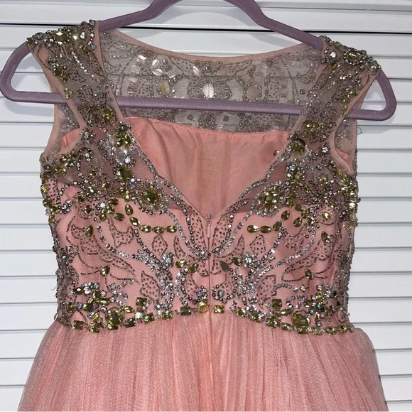 blush pink sherri hill gown - Picture 6 of 7